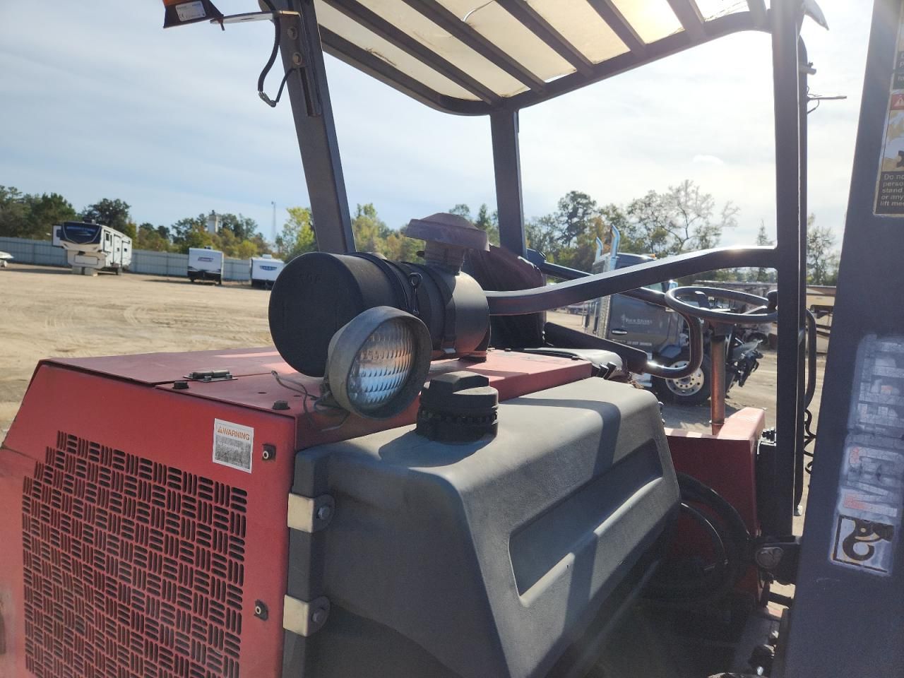 2017 Mack GU813 Flatbed Truck With Moffett Forklift