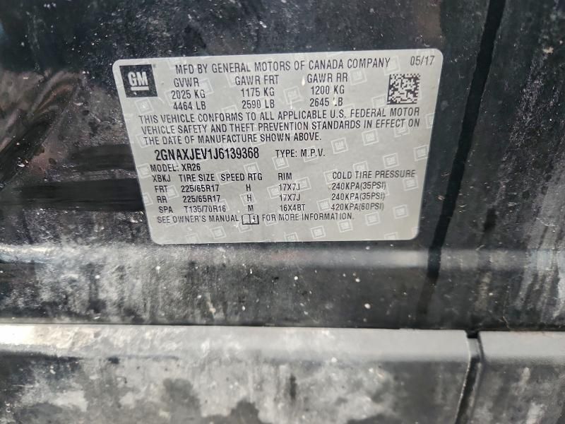 2018 Chevrolet Equinox lt