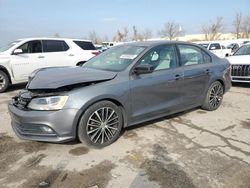 Volkswagen salvage cars for sale: 2016 Volkswagen Jetta Sport