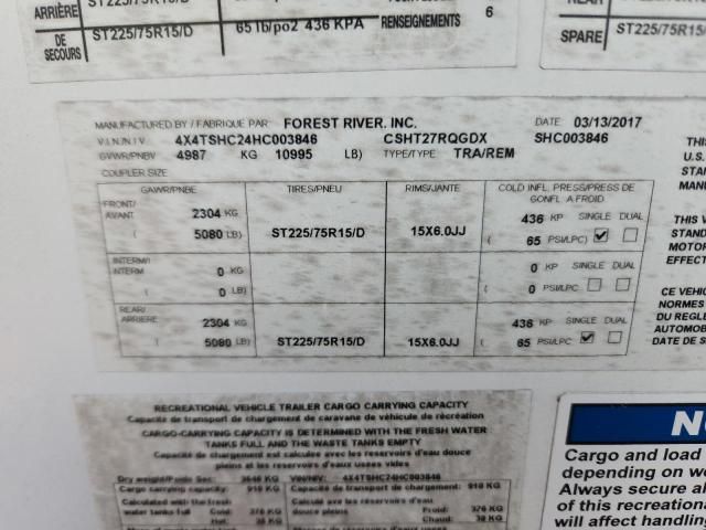 2017 Wildwood 2017 Foresriver Shockwave