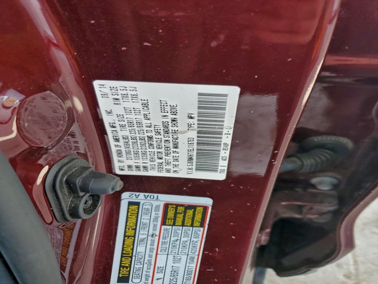 2014 Honda Cr-v exl