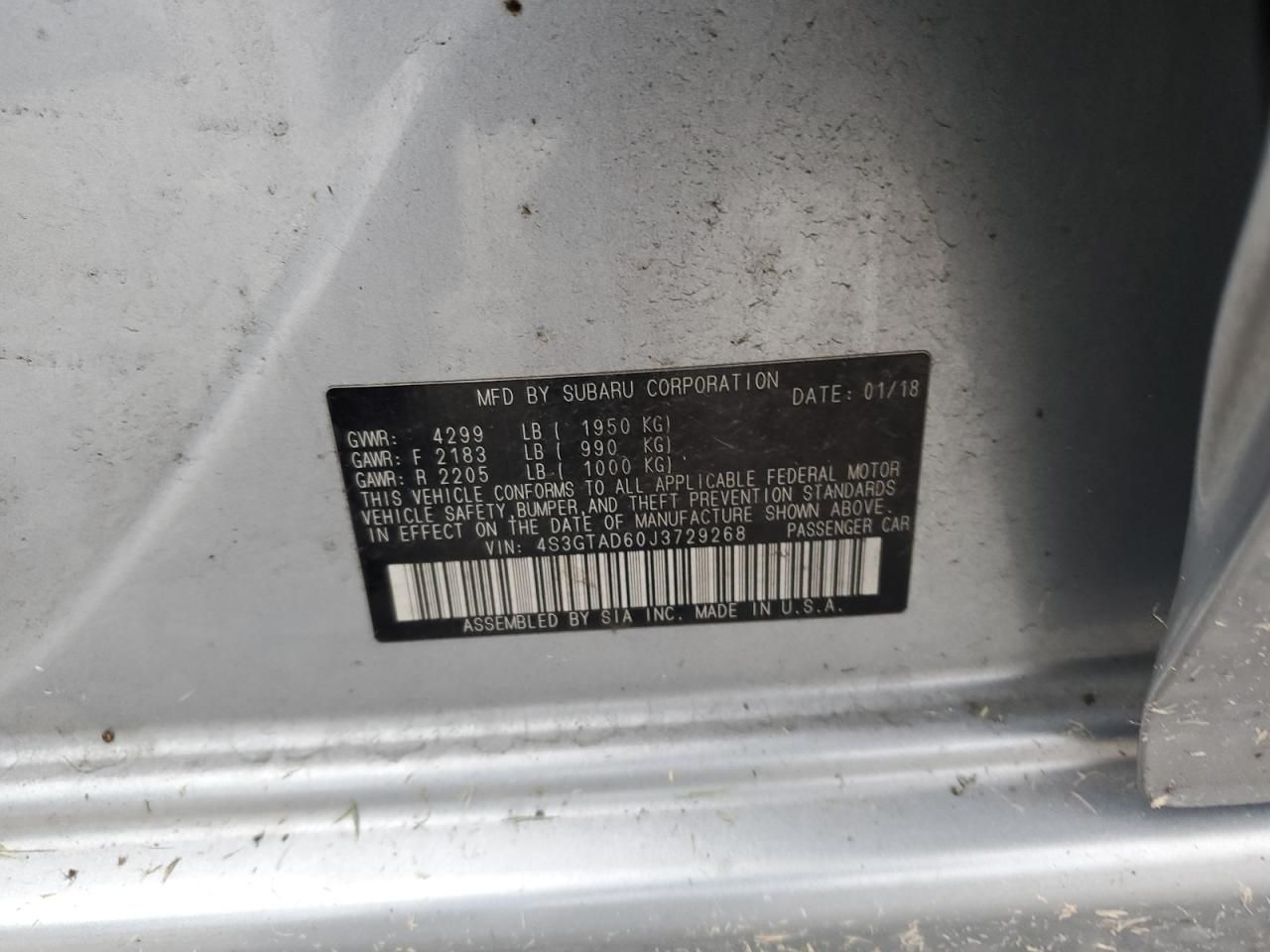 2018 Subaru Impreza Premium Plus