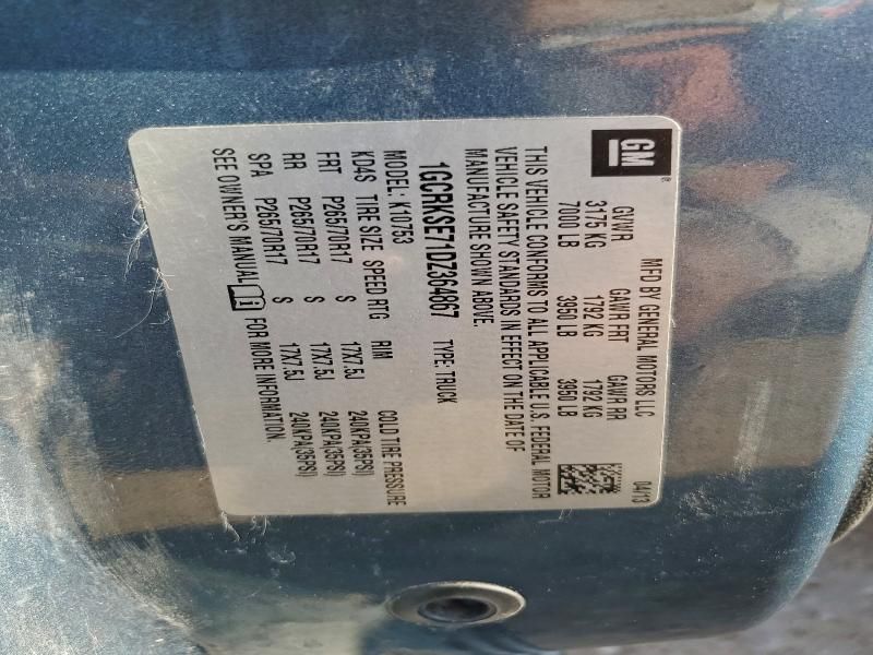 2013 Chevrolet Silverado K1500 lt