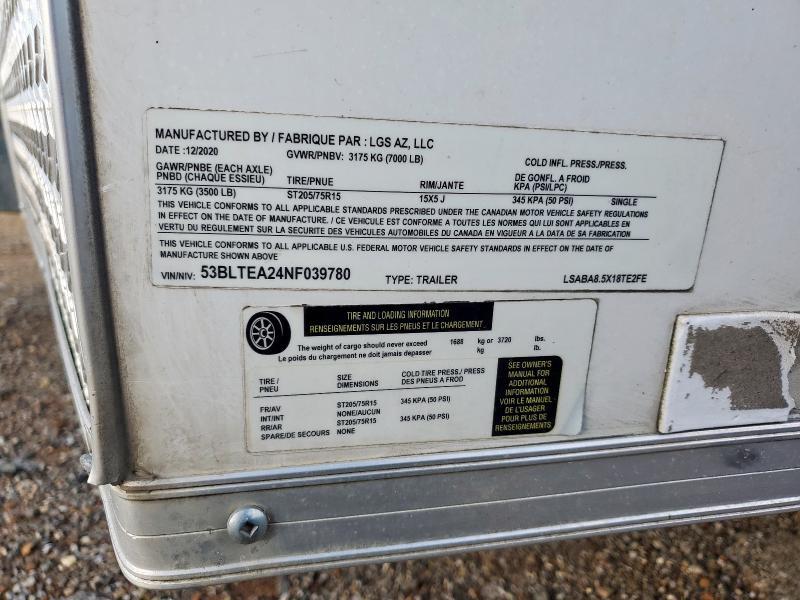 2022 Llbr Unknown-enclosed Cargo Trailer