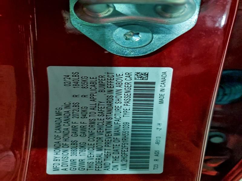 2024 Honda Civic Sport