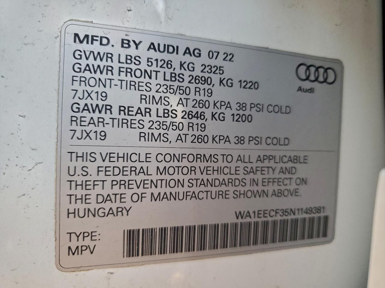 2022 Audi Q3 Premium Plus s Line 45