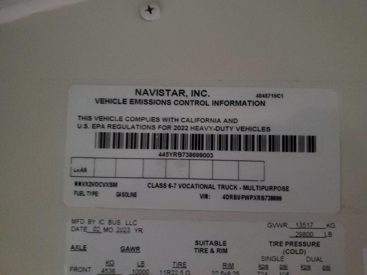 2024 Ic Corporation 3000 CE