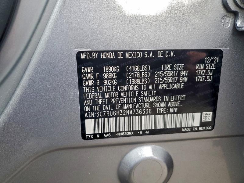 2022 Honda Hr-v lx