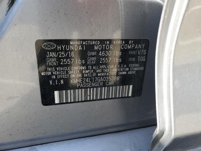 2016 Hyundai Sonata Hybrid se