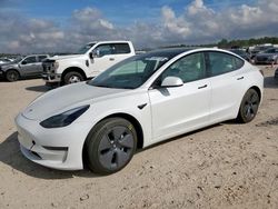 Salvage cars for sale from Copart Houston, TX: 2023 Tesla Model 3