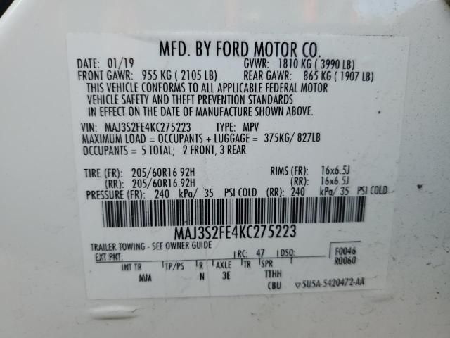 2019 Ford Ecosport s