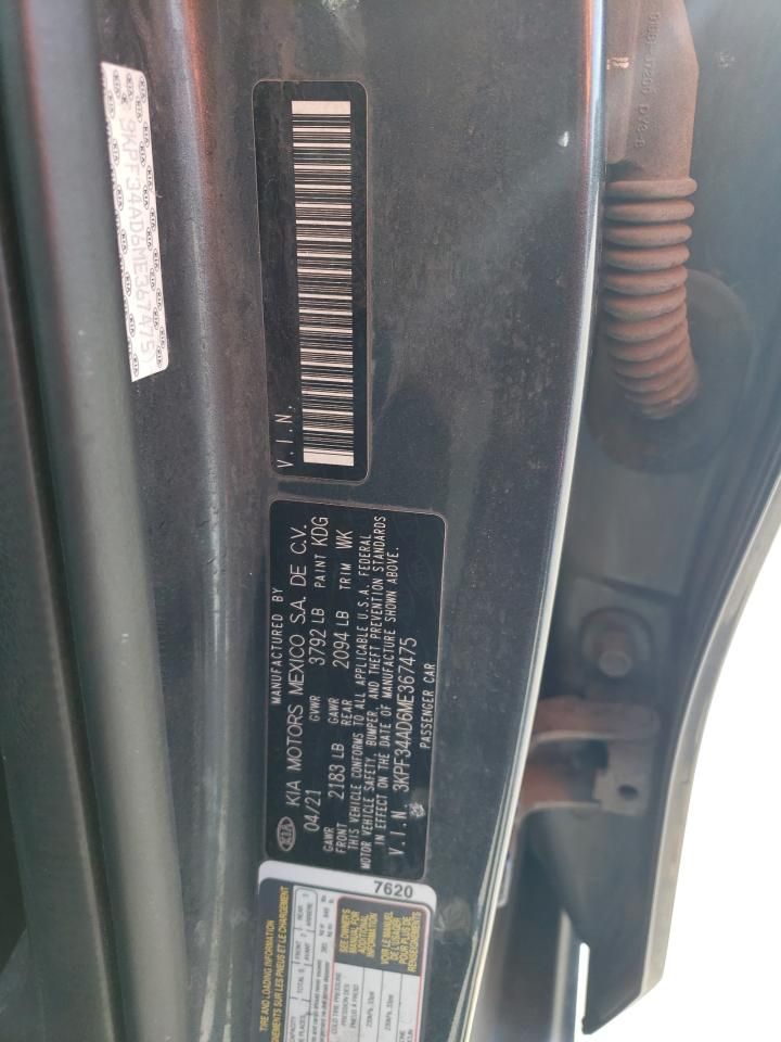 2021 KIA Forte gt Line