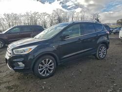 Ford salvage cars for sale: 2018 Ford Escape Titanium