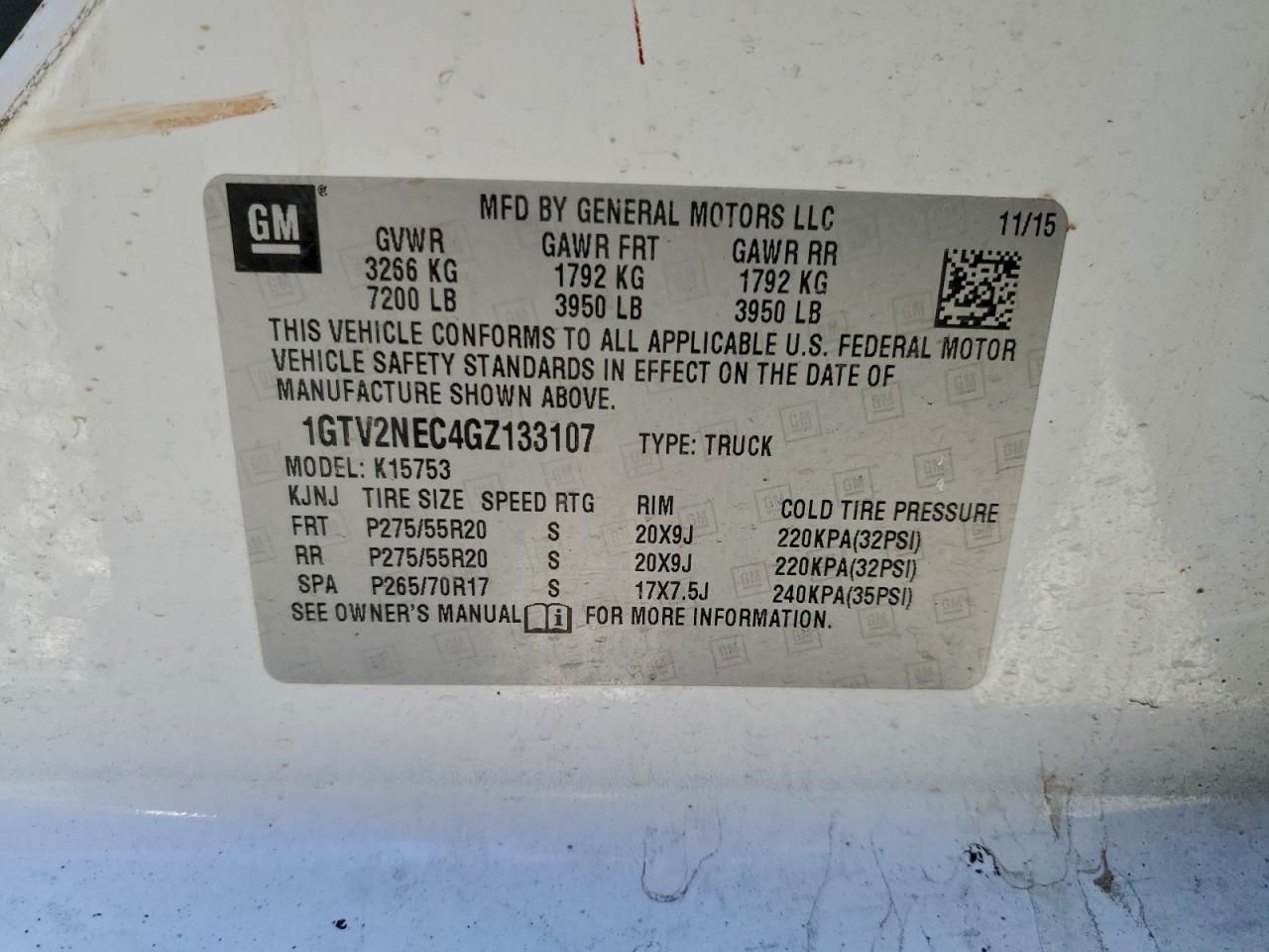 2016 GMC Sierra K1500 slt