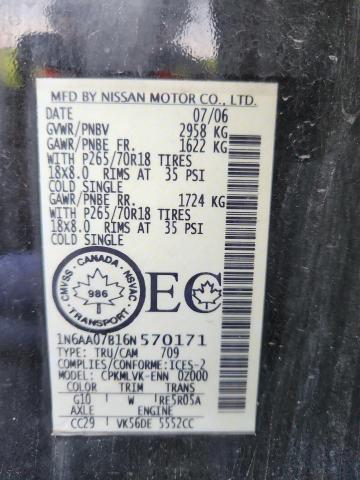 2006 Nissan Titan xe
