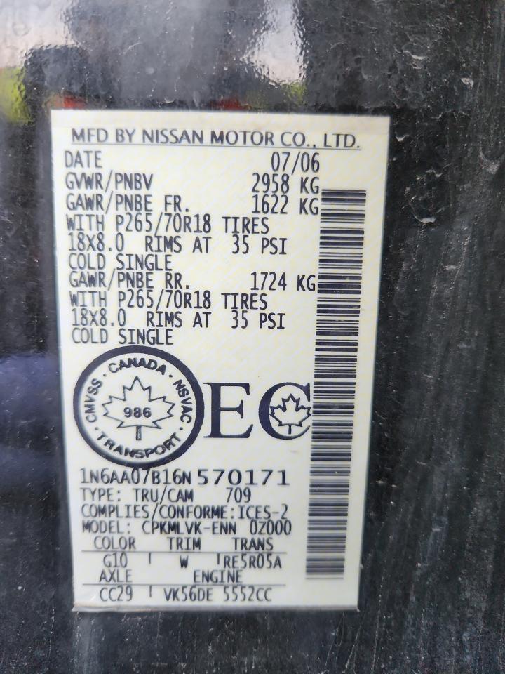 2006 Nissan Titan XE