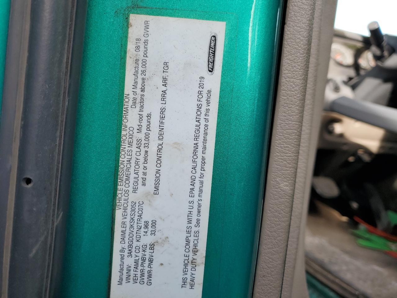 2019 Freightliner Cascadia 125 Semi Truck