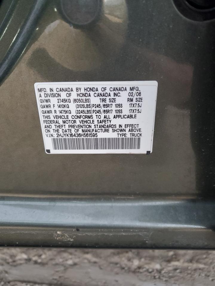 2006 Honda Ridgeline RTS