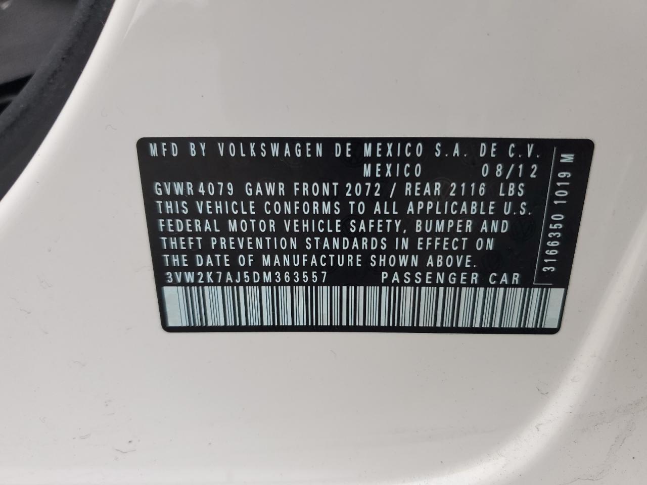 2013 Volkswagen Jetta Base