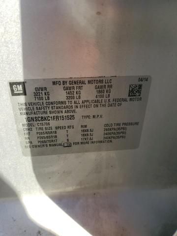 2015 Chevrolet Tahoe C1500 lt