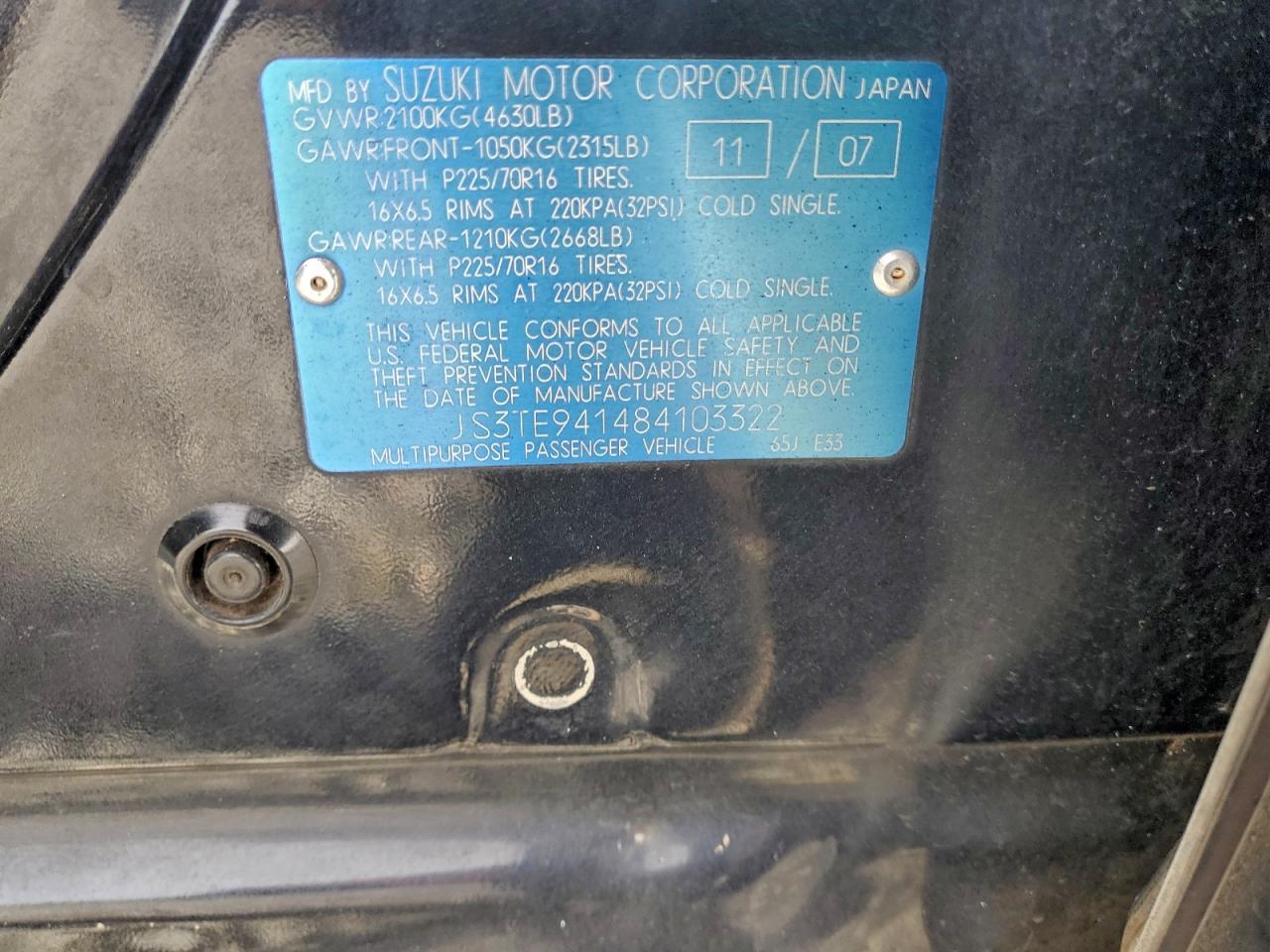 2008 Suzuki Grand Vitara