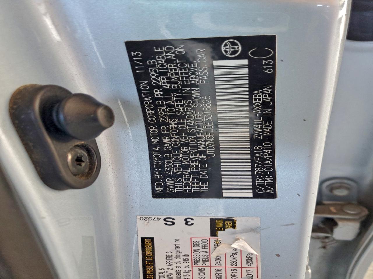 2014 Toyota Prius v