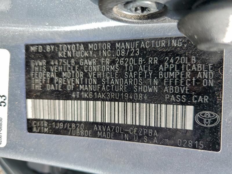 2024 Toyota Camry xse