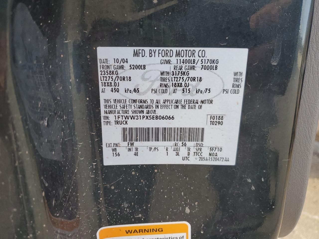 2005 Ford F350 SRW Super Duty