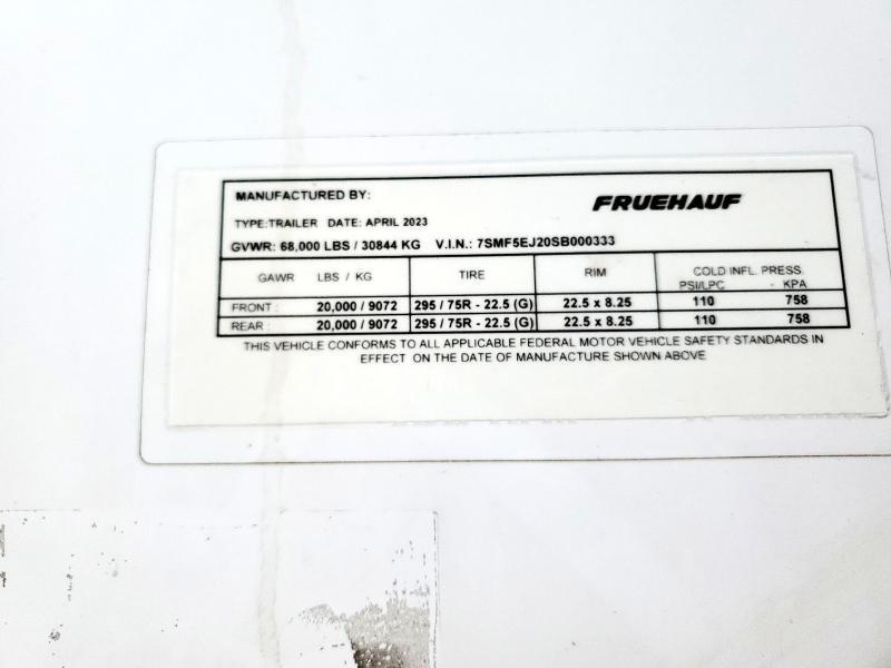 2025 Fruehauf Dry van Trailer