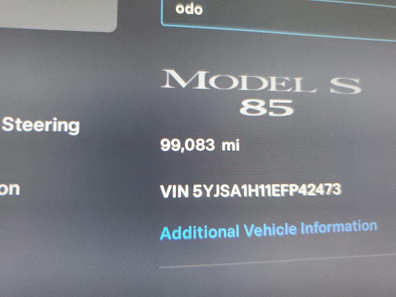 2014 Tesla Model s