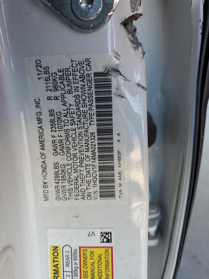 2021 Honda Accord lx