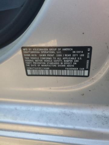 2014 Volkswagen Passat s