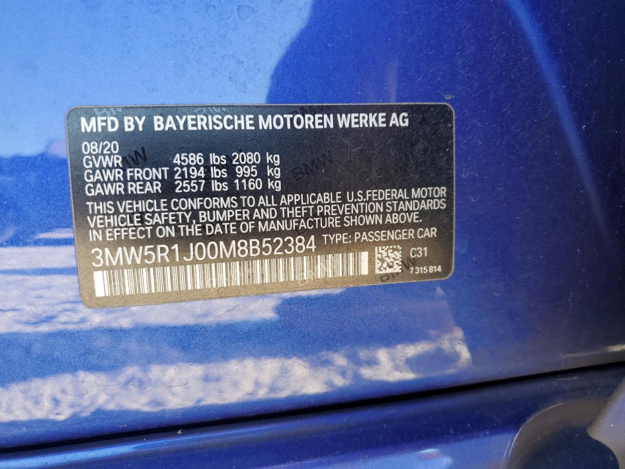 2021 BMW 330i