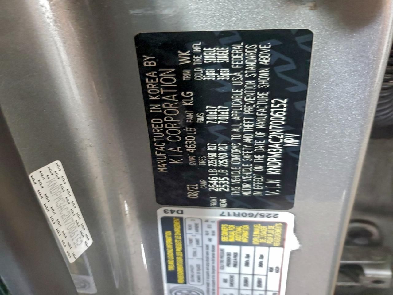 2022 KIA Sportage lx