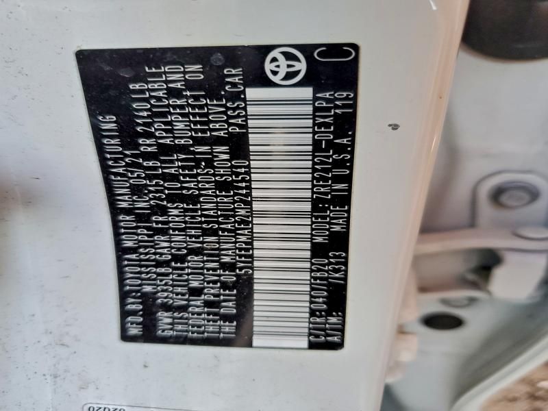 2021 Toyota Corolla le