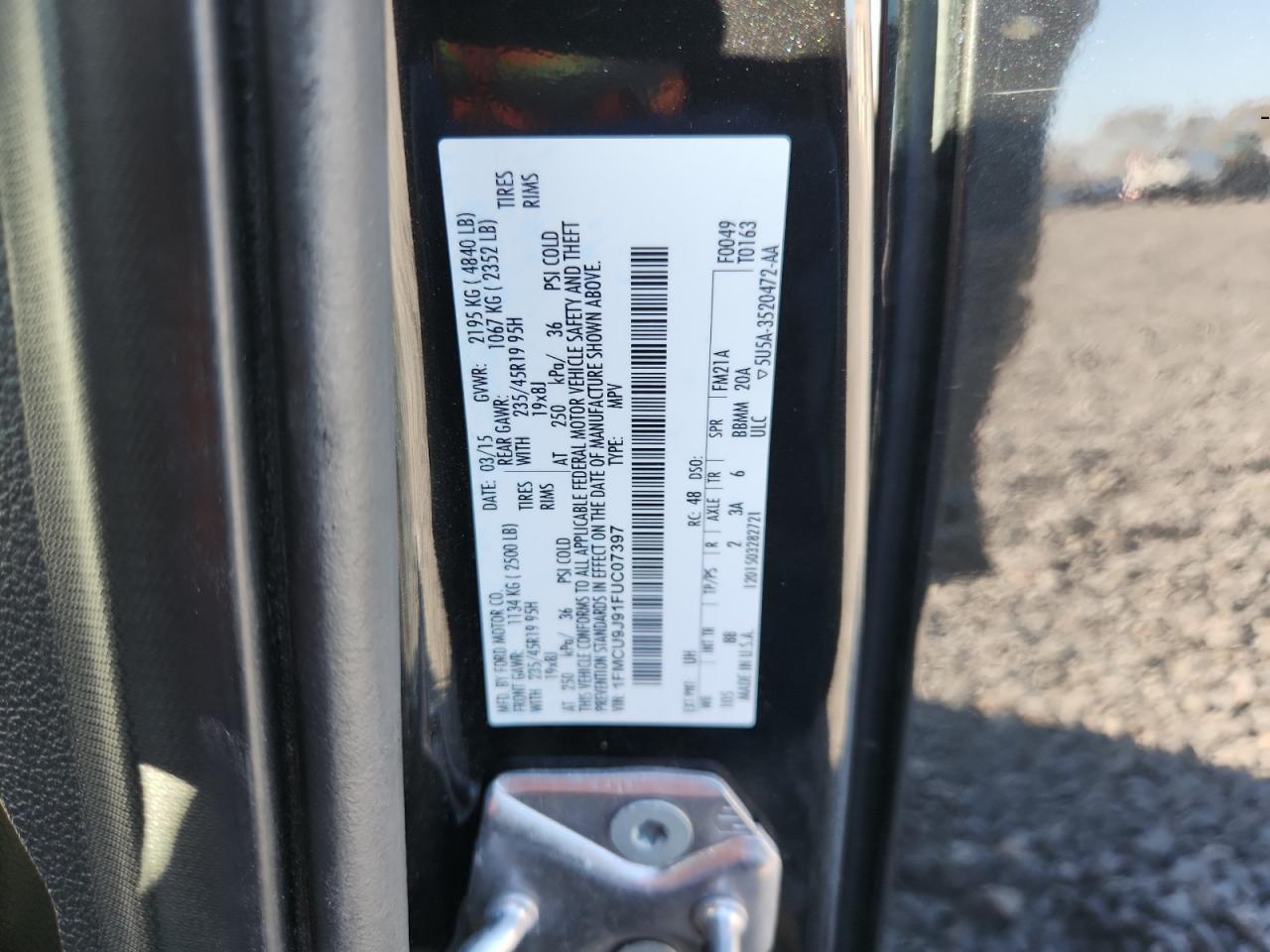 2015 Ford Escape Titanium