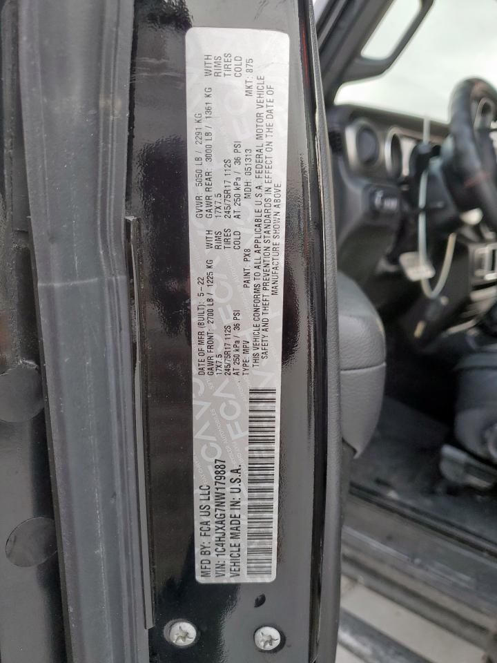 2022 Jeep Wrangler Sport