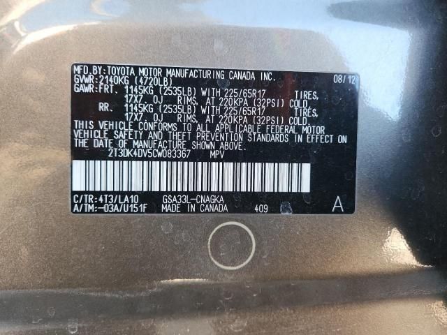 2012 Toyota Rav4 Limited