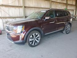 KIA salvage cars for sale: 2021 KIA Telluride s