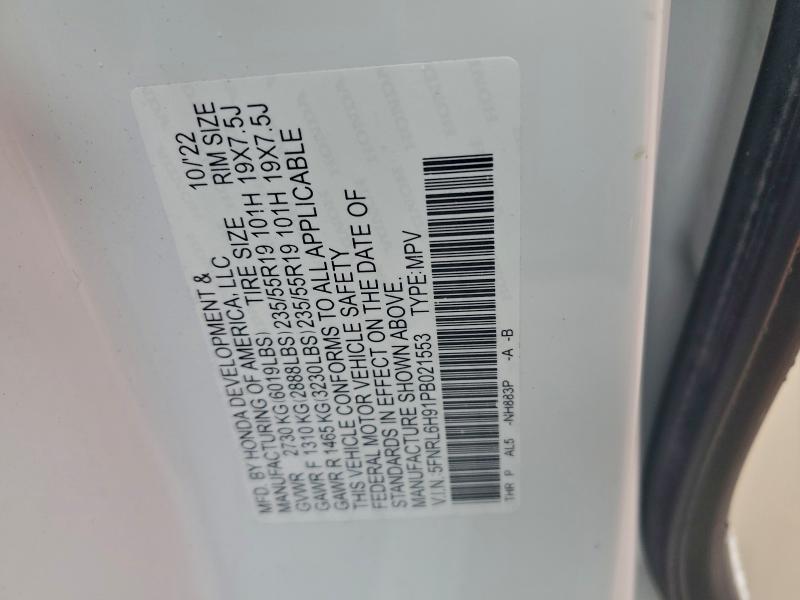 2023 Honda Odyssey Elite