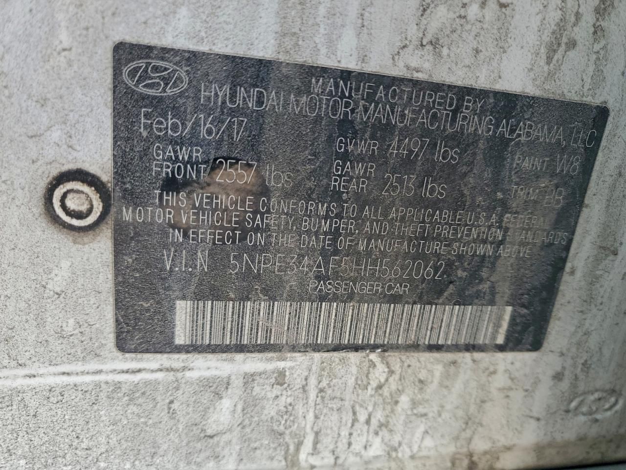 2017 Hyundai Sonata Sport