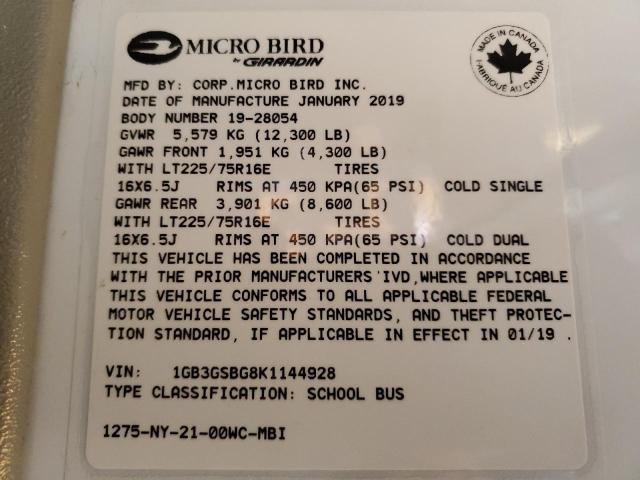 2019 Chevrolet Express G3500