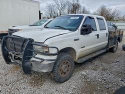 Salvage trucks for sale at Lexington, KY auction: 2006 Ford F350 Flatbed Truck
