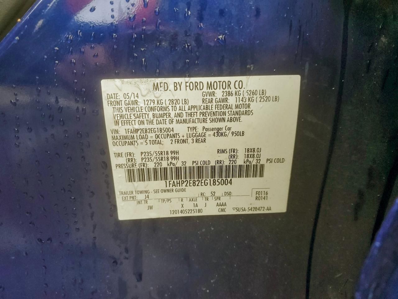 2014 Ford Taurus sel