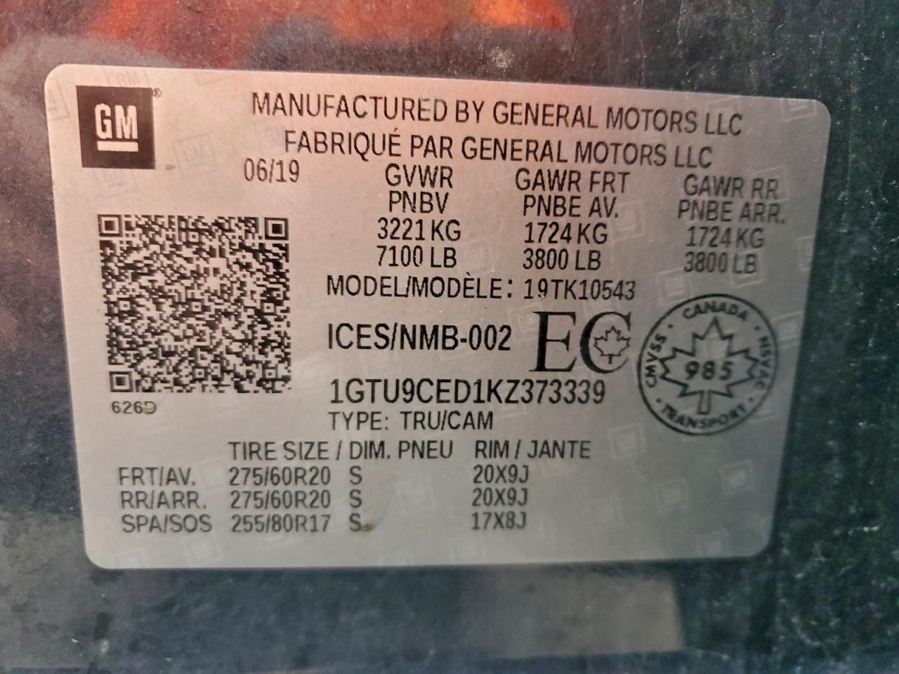 2019 GMC Sierra K1500 Elevation