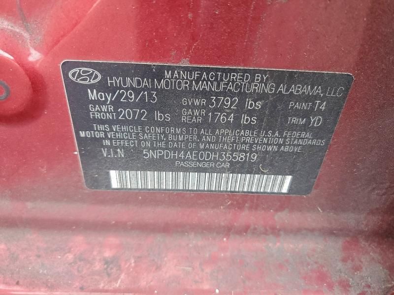 2013 Hyundai Elantra gls