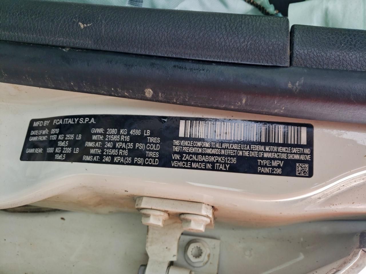 2019 Jeep Renegade Sport