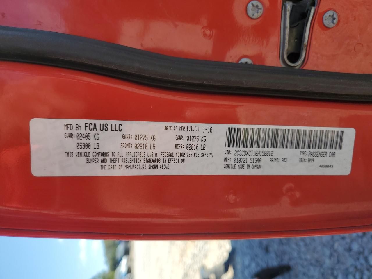 2016 Dodge Charger R/T