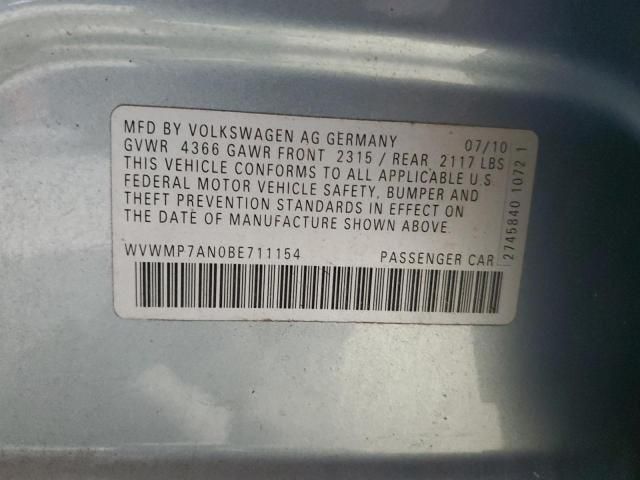 2011 Volkswagen Cc Sport