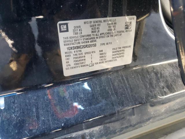 2016 Chevrolet Tahoe K1500 lt